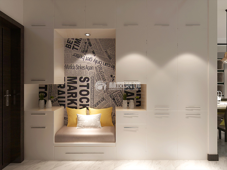 玄關(guān)柜收納柜設(shè)計(jì)裝修效果圖