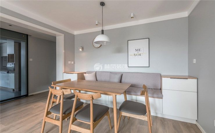 北歐風(fēng)格卡座設(shè)計(jì)裝修效果圖