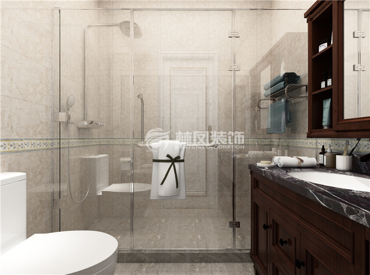 美式風格暗衛(wèi)裝修效果圖