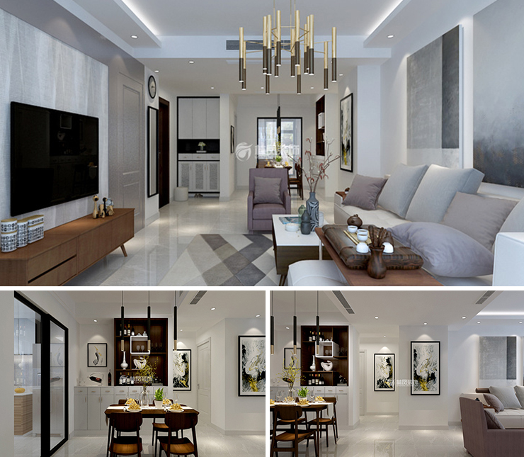 華潤24城132平現(xiàn)代風(fēng)格效果圖