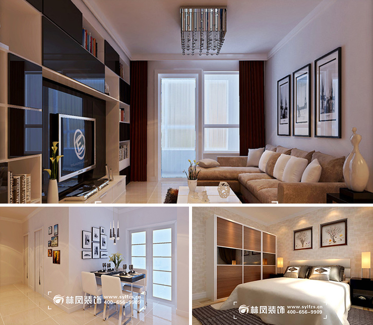 融創(chuàng)唐軒府140平現(xiàn)代風格裝修效果圖