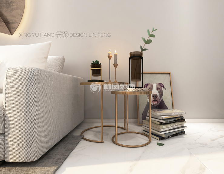 現(xiàn)代風格客廳邊幾裝修效果圖