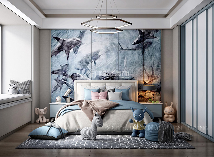 兒童房墻面設(shè)計(jì)裝修效果圖