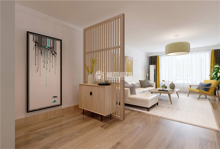 入戶(hù)門(mén)正對(duì)陽(yáng)臺(tái)裝修效果圖