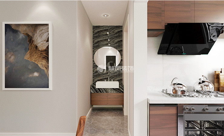 入戶(hù)門(mén)正對(duì)衛(wèi)生間裝修效果圖