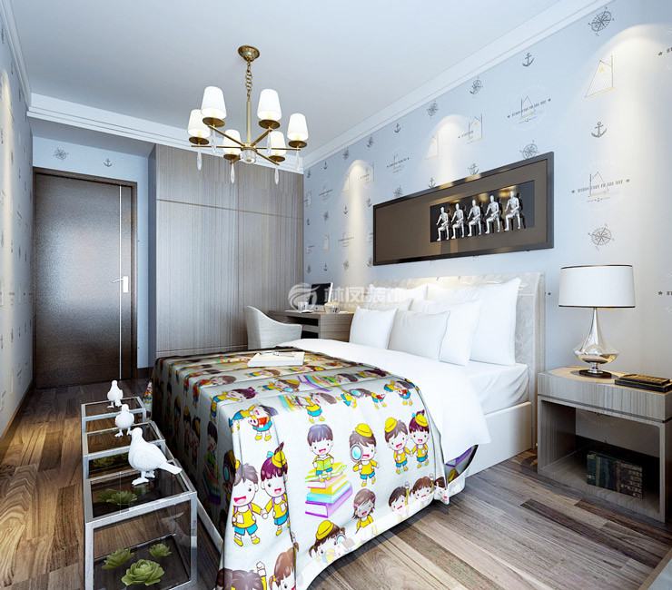 美式風(fēng)格臥室衣柜設(shè)計裝修效果圖