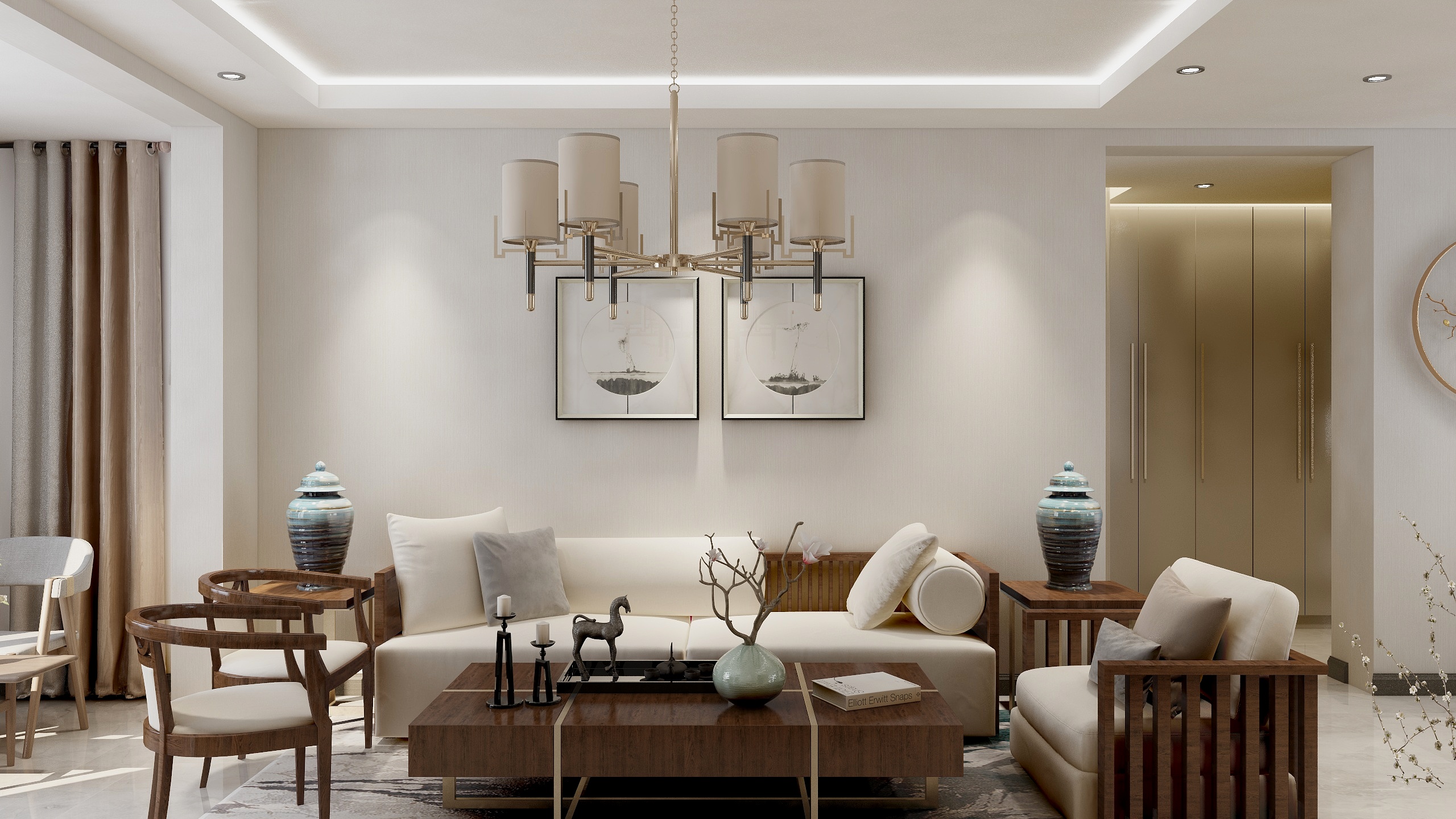 中式風格客廳裝修效果圖