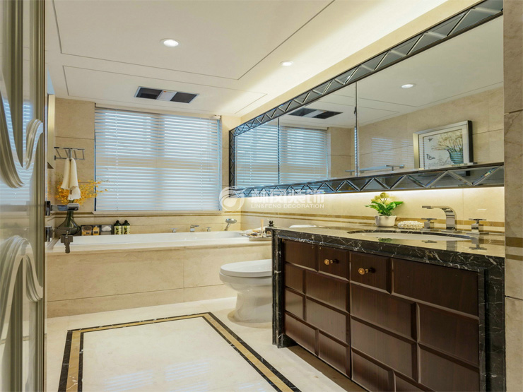 美式風格衛(wèi)生間裝修效果圖