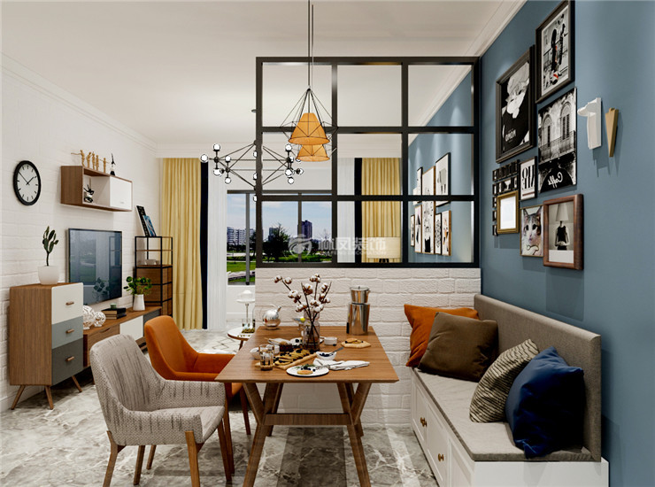 現(xiàn)代風格餐廳裝修效果圖