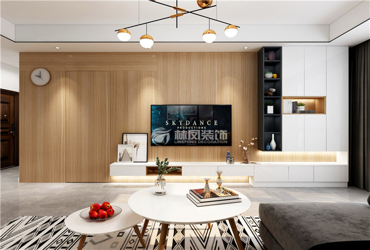 輕奢風格客廳裝修效果圖