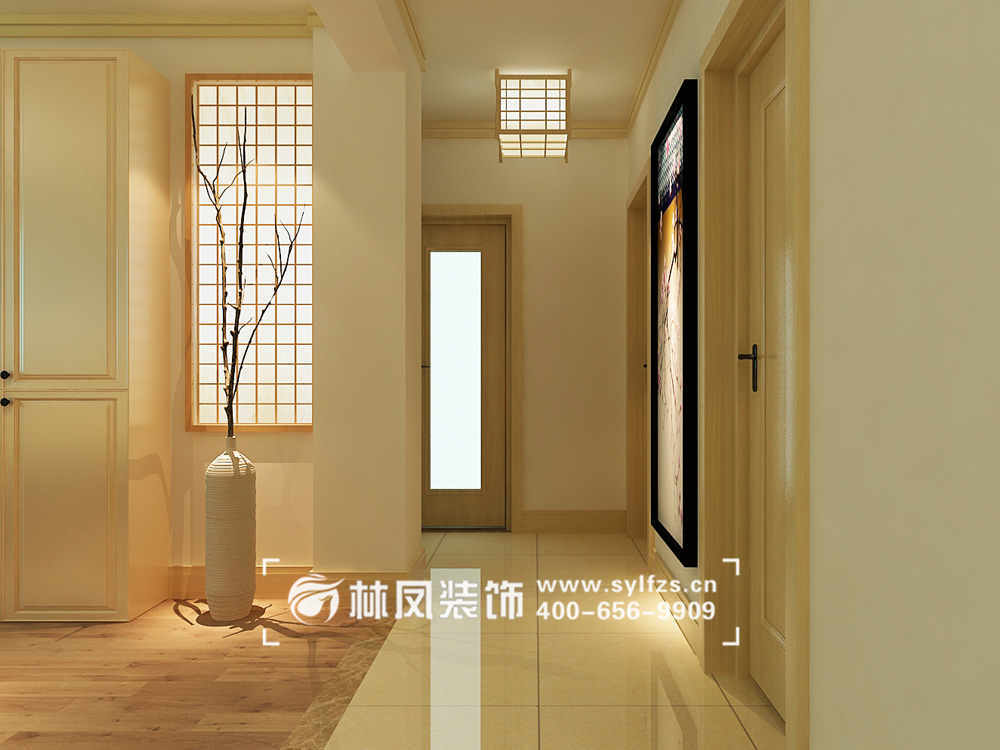 日式風格玄關(guān)設(shè)計裝修效果圖