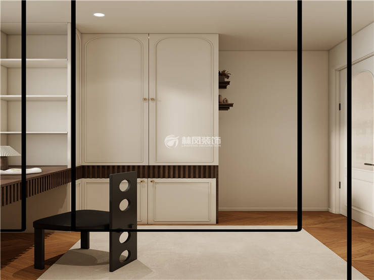 華沃濱河灣-150平-輕法復古奶油風格-衣帽間 (2).jpg